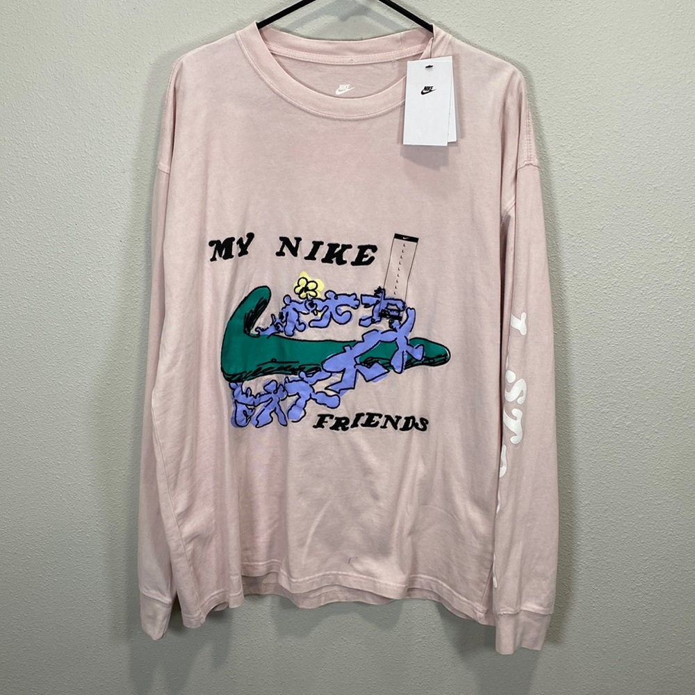 Nike‎ long sleeve "my Nike Friends" Pink